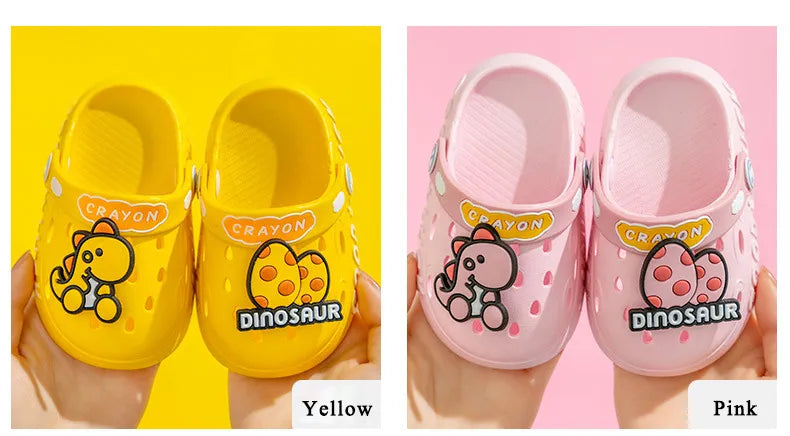 Blue cartoon summer sandals featuring a cool character, non-slip toddler boys shoes