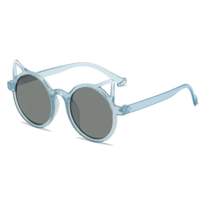 Baby accessories: Adorable pink cat-eye sunglasses for infant eye protection.