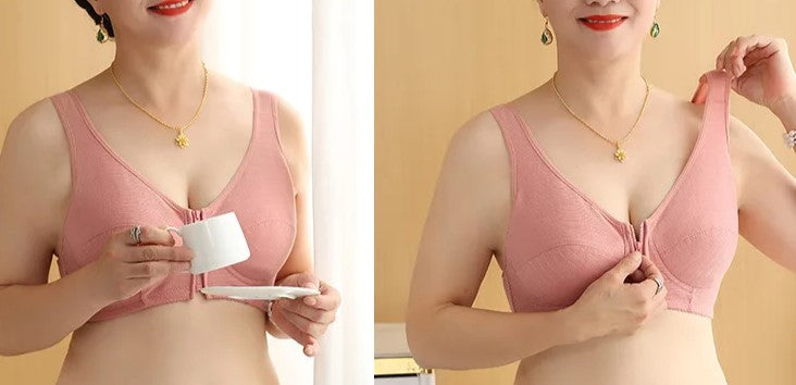 Soft fabric plus size wire-free vest bra for women, ultimate comfort & support.