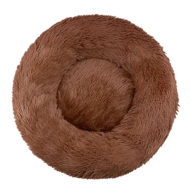 Corduroy Dog Bed - Soft, calming plush pet cushion. Supportive design, machine washable for easy care.