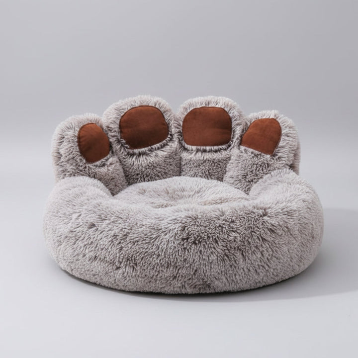 Soft, plush calming dog bed. Washable pet sofa provides anxiety relief and comfort for small to large dogs.