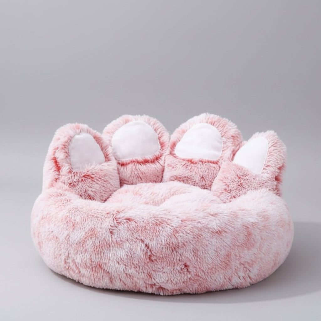 Deluxe calming dog bed with removable cover. Washable pet sofa for anxiety relief, comfort for all dog sizes.
