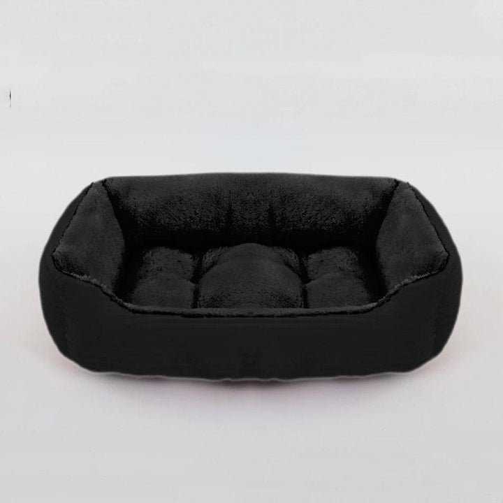 Cloud-like plush dog bed, perfect for luxurious pet relaxation and restful sleep. Non-slip base included.