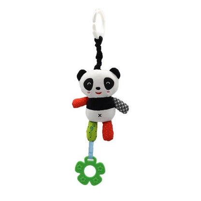 Plush parrot baby rattle toy, bright and stimulating, ideal for sensory development in infants