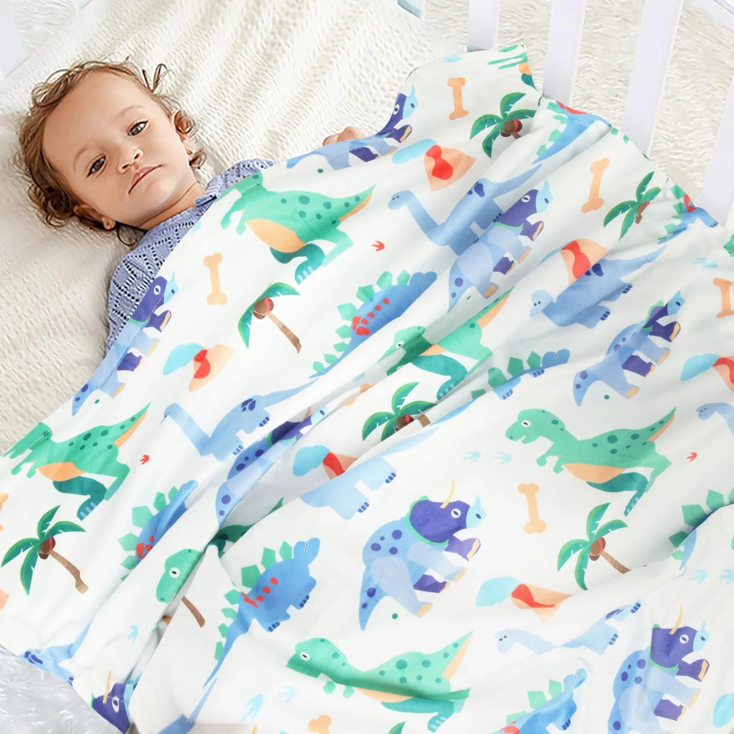 Yellow infant wrap blanket with playful animal prints, cozy sleep solution, ideal baby gift