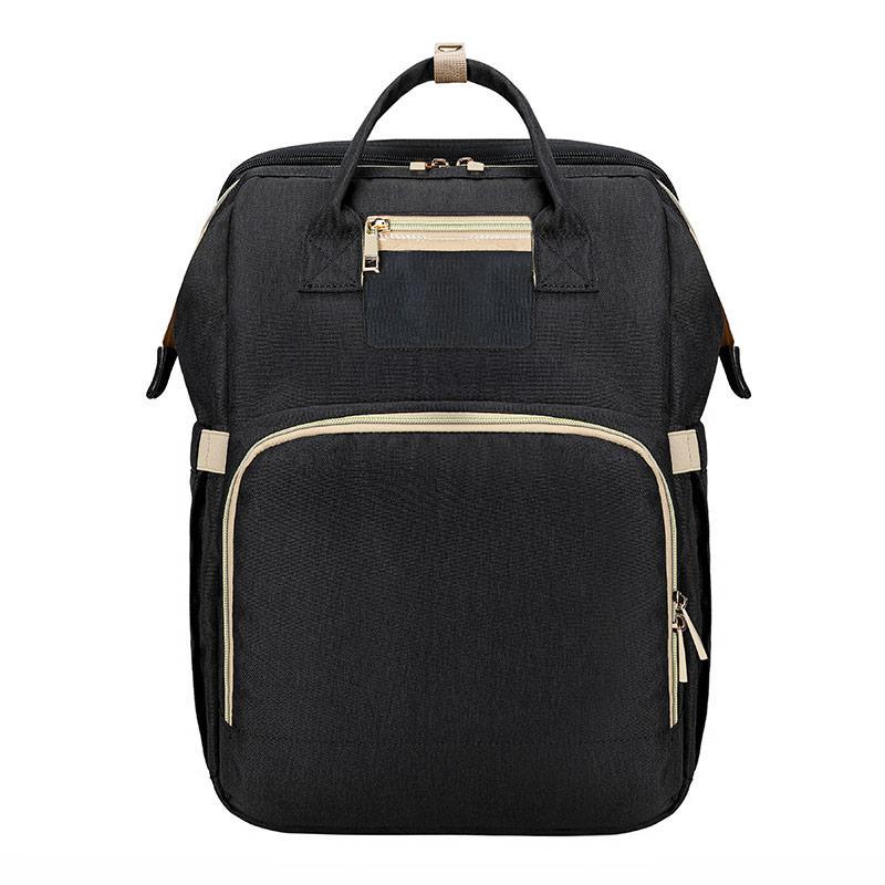 Multifunctional baby travel bag: converts to a safe infant crib with changing pad & storage for trips.