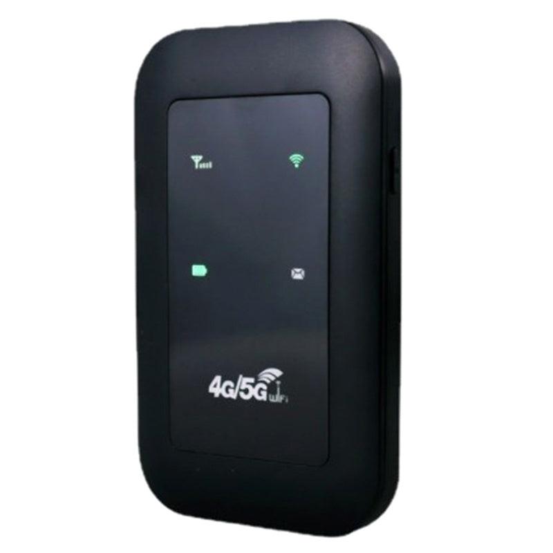 Portable 5G WiFi router, high-speed mobile hotspot for travel and home use.