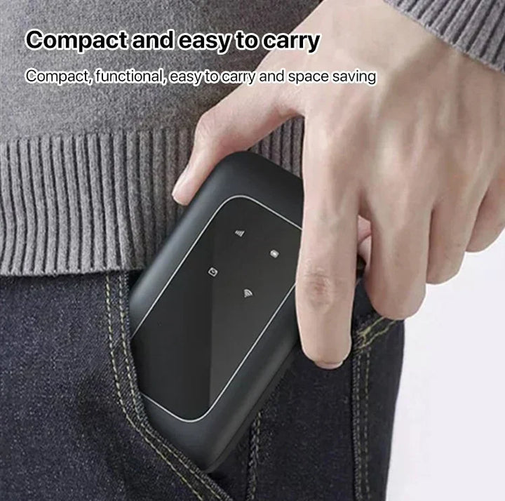 Blazing fast 5G mobile internet router, unlocked for global high-speed data access.