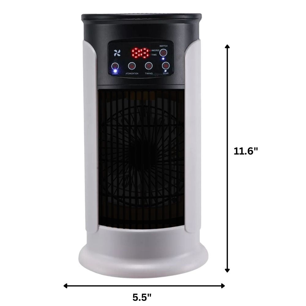 Quiet portable room cooler. Stand-up AC unit for effective personal cooling in home offices & bedrooms.