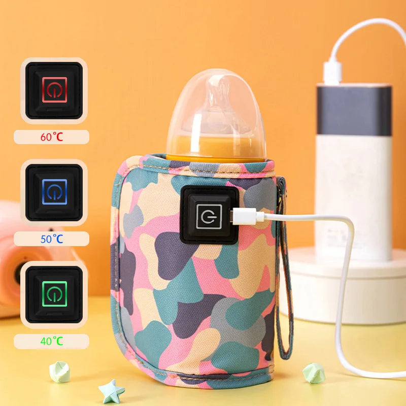 Compact and lightweight portable bottle warmer, a must-have for travel baby feeding.