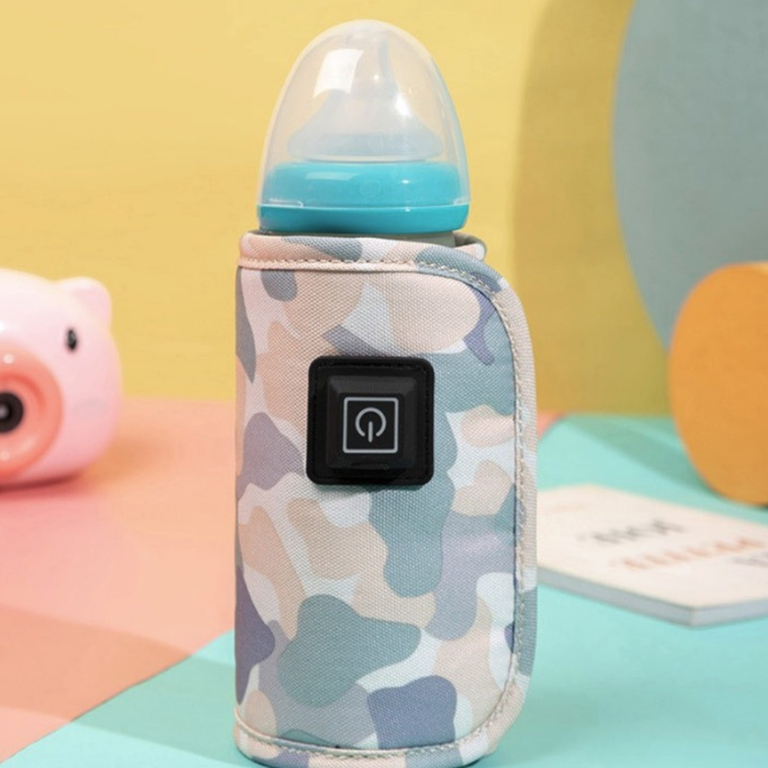BPA-free portable baby bottle warmer, safe and convenient for warm milk anytime.