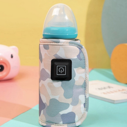 BPA-free portable baby bottle warmer, safe and convenient for warm milk anytime.