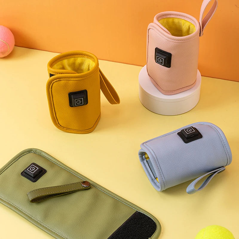 Newborn care essential: portable baby bottle warmer, delivering warm milk during trips.