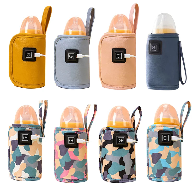 Compact portable warmer for baby bottles, a convenient feeding solution for travel babies.