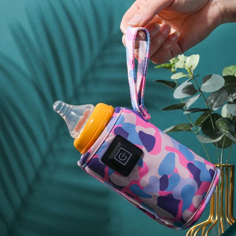 BPA-free portable milk warmer, safe and effective for warming baby's bottle on-the-go.