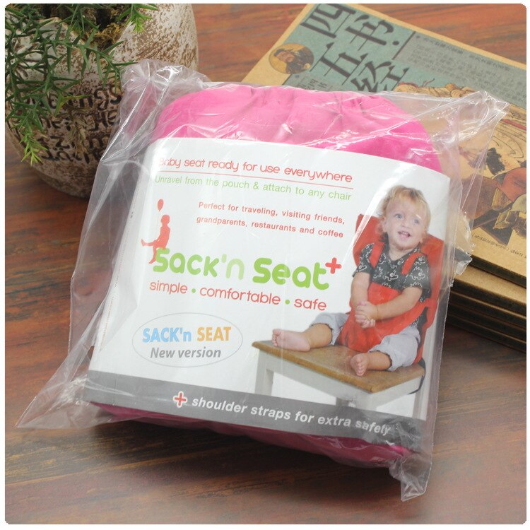 Baby essentials: portable safety harness promoting secure and independent feeding