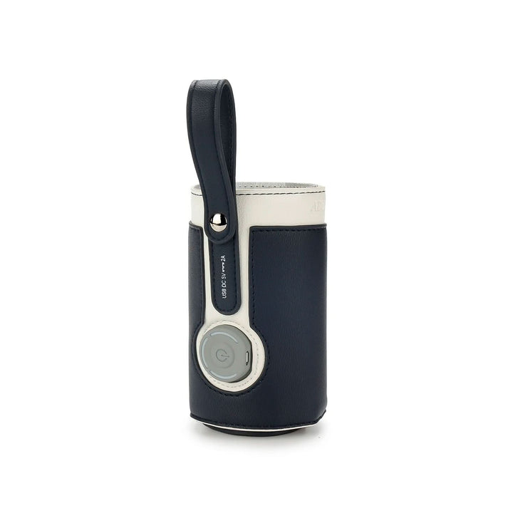 Compact and lightweight travel bottle warmer. A must-have for infant care on trips.