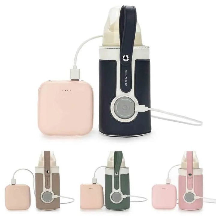 Convenient daily use portable bottle warmer for babies. Provides warm milk with ease.