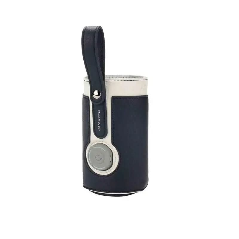 Baby bottle warmer with USB charging. Perfect for travel, car, or stroller use for feeding.