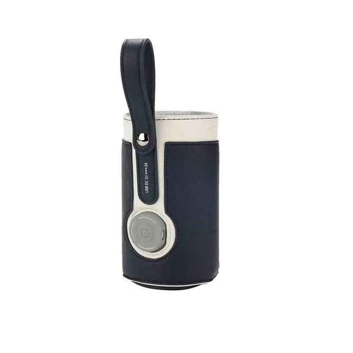 Baby bottle warmer with USB charging. Perfect for travel, car, or stroller use for feeding.