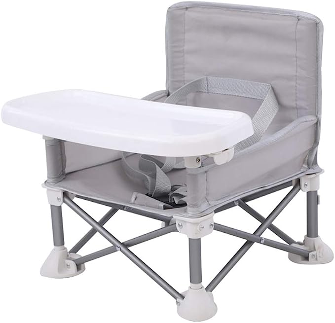 Durable kids' portable dining chair, suitable for camping and outdoor activities.