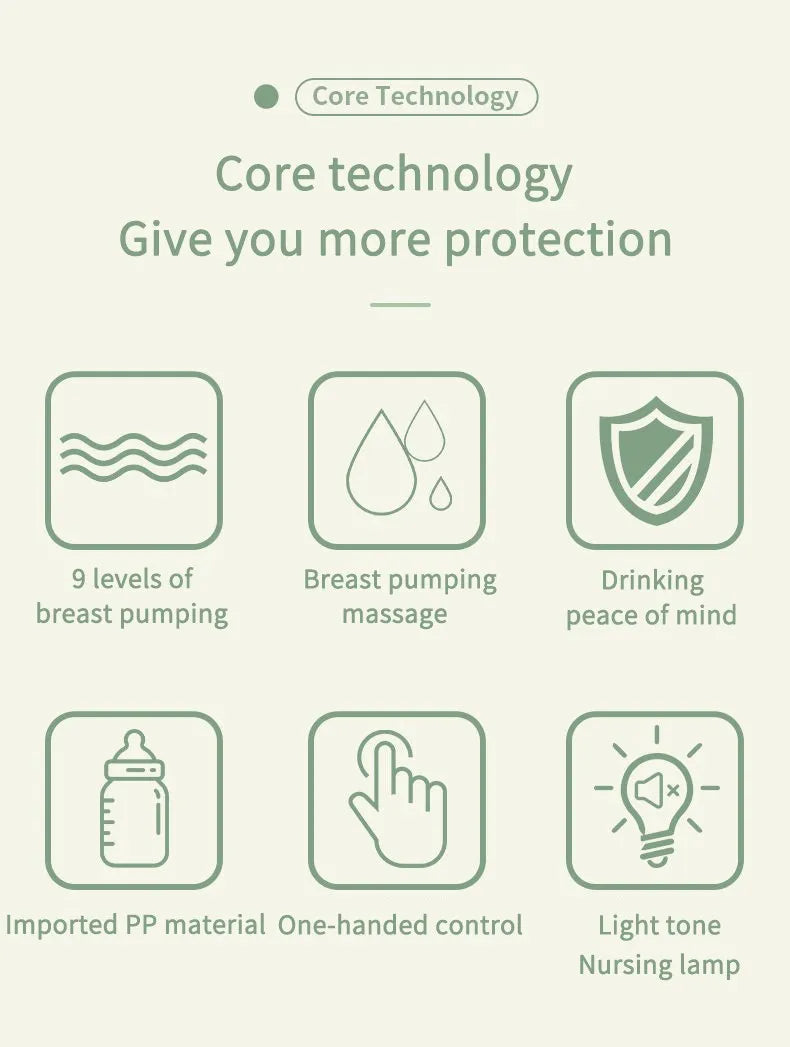 Silicone breast shield of the electric pump, designed for gentle milk expression