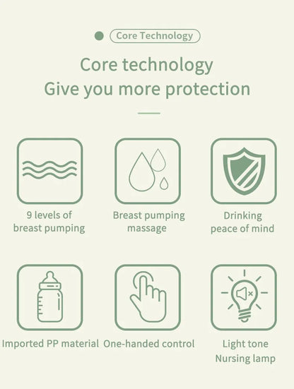 Silicone breast shield of the electric pump, designed for gentle milk expression