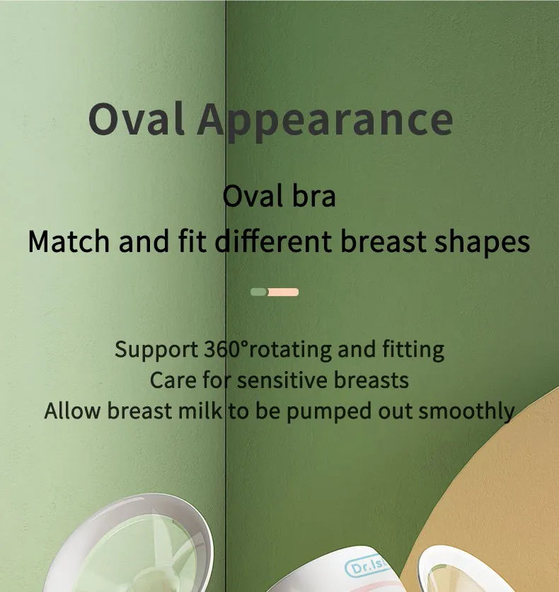 Stylish portable electric breast pump, blending functionality with modern design
