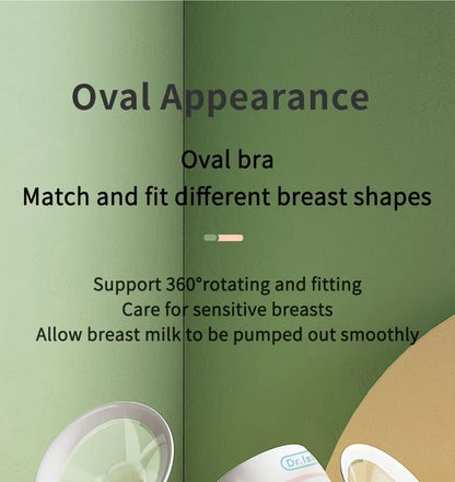 Stylish portable electric breast pump, blending functionality with modern design