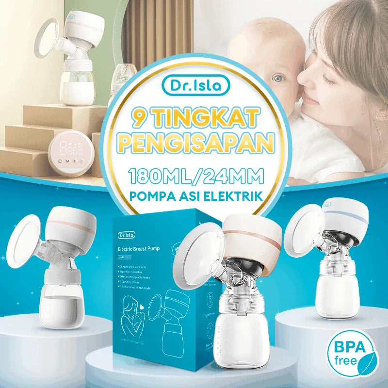 USB rechargeable electric breast pump with powerful suction for efficient milk expression
