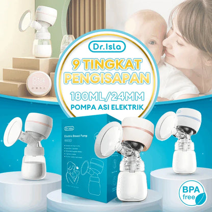 USB rechargeable electric breast pump with powerful suction for efficient milk expression