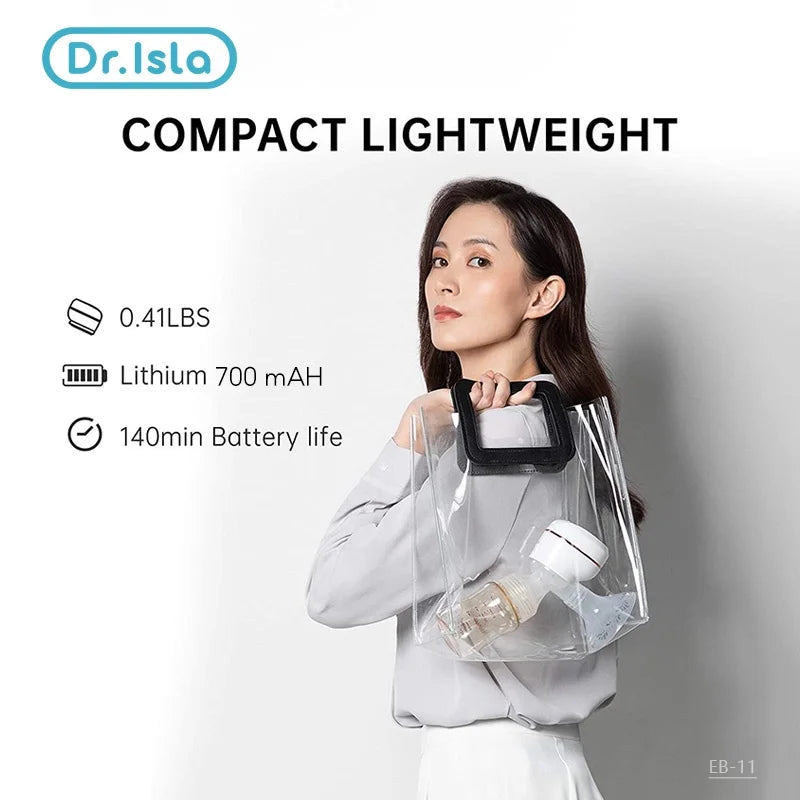 Close-up of the portable electric breast pump's soft silicone breast shield for comfort