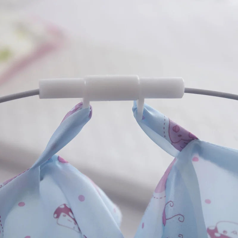 Baby safety mosquito net dome for crib, foldable and lightweight, perfect for nursery or outdoor use.