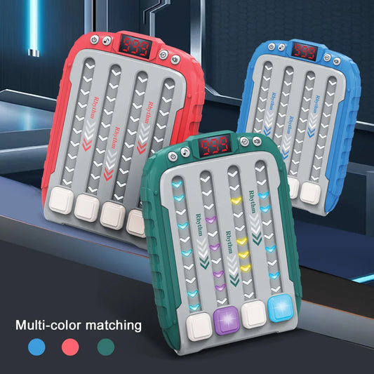 Portable interactive speed game for stress relief & focus, featuring bright LED lights