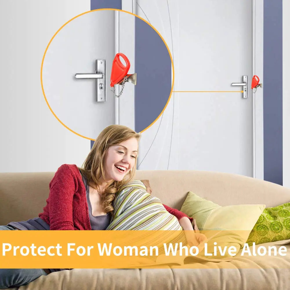 Baby-proof door lock, portable and keyless, preventing children from opening doors