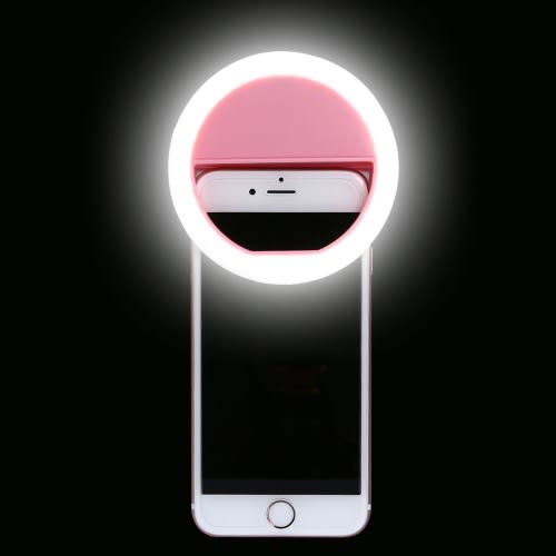 Universal selfie ring light for video calls, streaming, & vlogging on phones & laptops. Enhance your lighting.