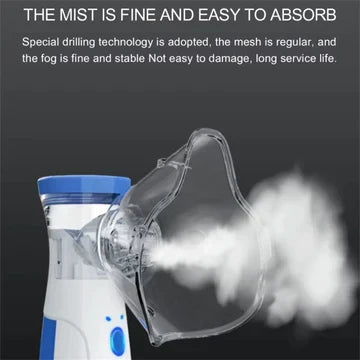 Advanced mesh nebulizer for respiratory care, ideal for asthma relief in adults & kids.