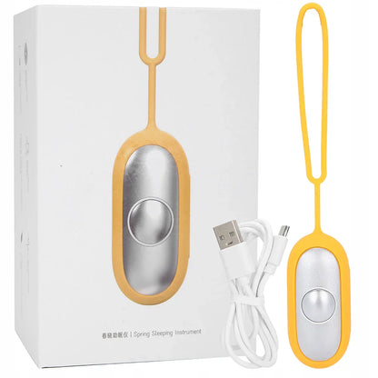 Sleep aid device with ergonomic design for anxiety reduction and wellbeing