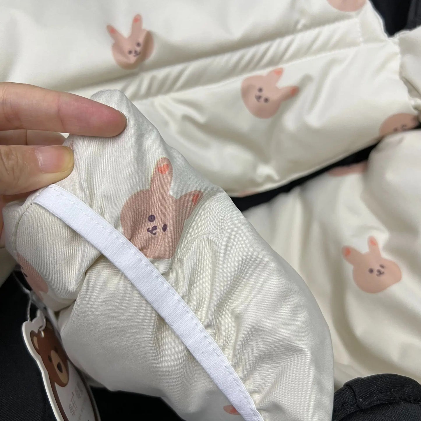 Comfortable animal print baby chair cushion, an effective non-slip booster seat for growing toddlers.