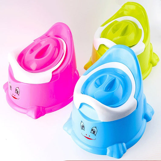 Portable potty training chair with detachable toilet, perfect for toddlers learning hygiene.