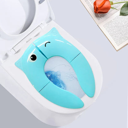 Safe kids toilet training seat, portable for travel