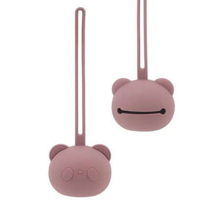 Lightweight silicone pacifier box, perfect for on-the-go soother storage and infant hygiene