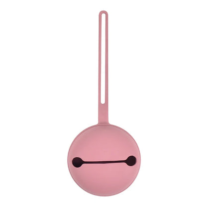 Practical baby silicone pacifier box, a compact soother holder for newborn essential hygiene