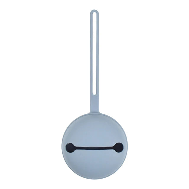 Ergonomic silicone pacifier container, easy to carry for baby soother hygiene and travel