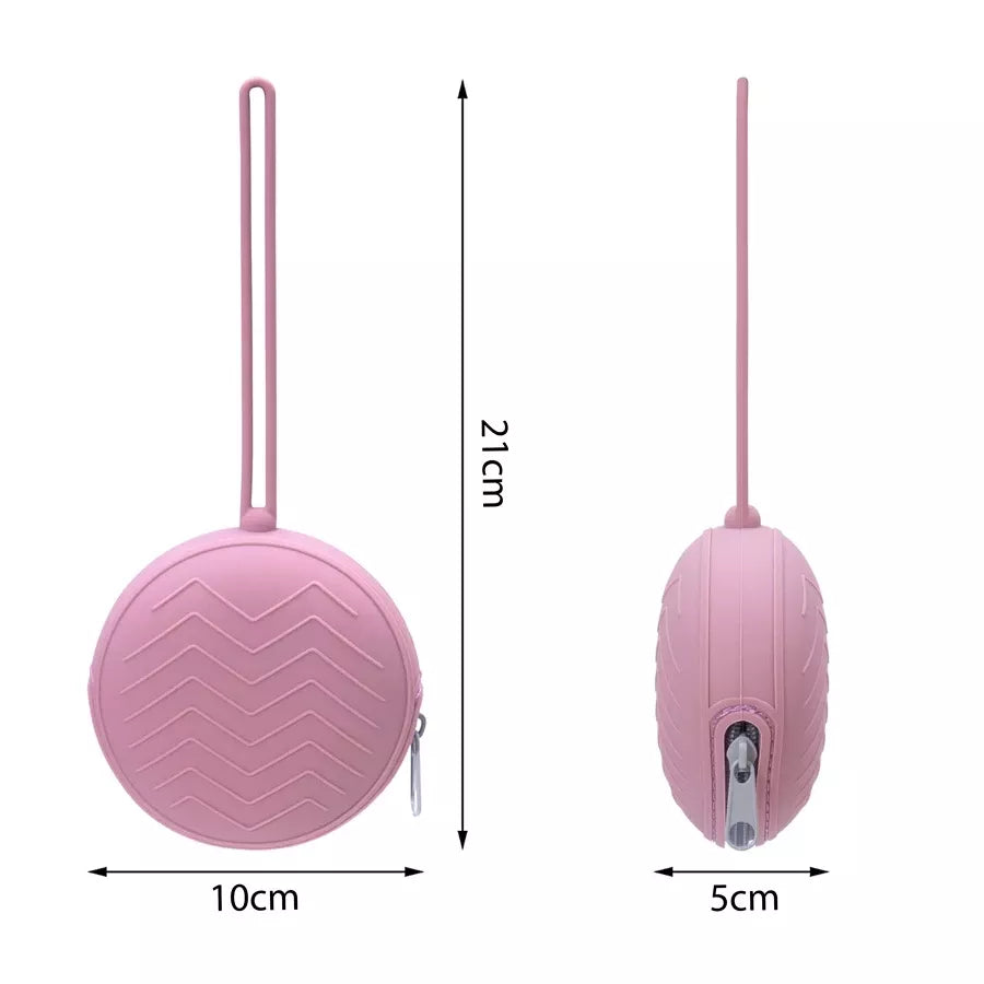 Water-resistant silicone pacifier box, protecting soothers for baby travel and infant care