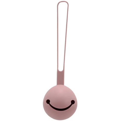 Close-up of a baby silicone pacifier box, a hygienic soother container for infant care