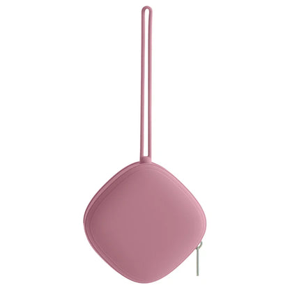 On-the-go pacifier case, silicone material, perfect for baby feeding and travel convenience