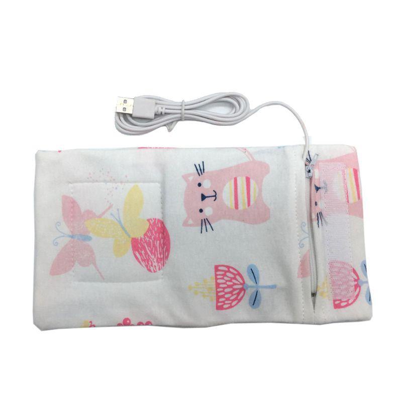 Compact baby bottle warmer with USB port, perfect for heating milk anywhere, essential infant care accessory.