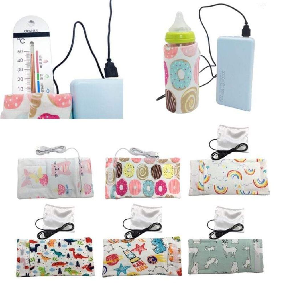 Portable USB baby bottle warmer, perfect for on-the-go feeding of milk for infants