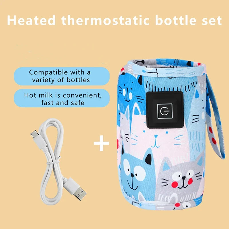 USB interface milk warmer, a portable and practical solution for baby feeding needs.